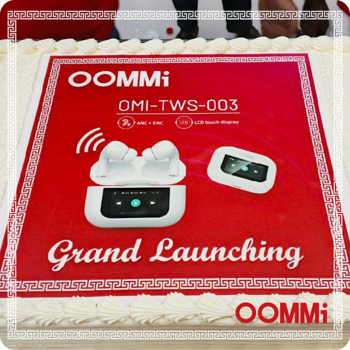 OOMMI LCD touch screen version ANC noise cancelling Bluetooth earphones are grandly launched